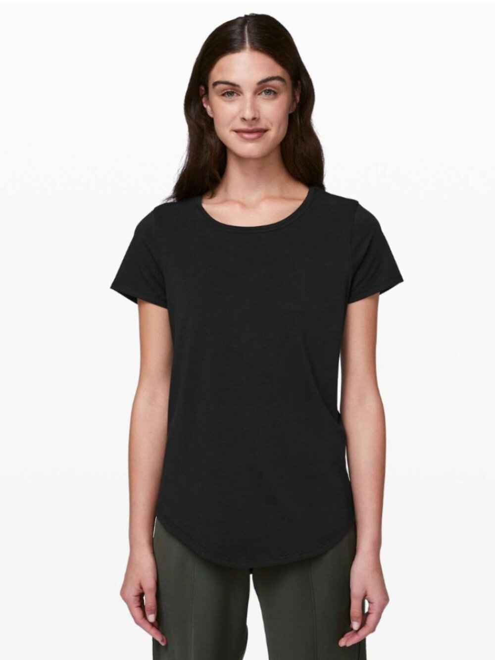 Lululemon Love Crew Tee-Size 8-Black